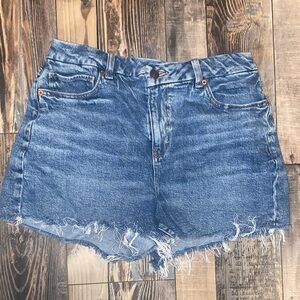American Eagle Outfitters high waisted Blue Jean Shorts
